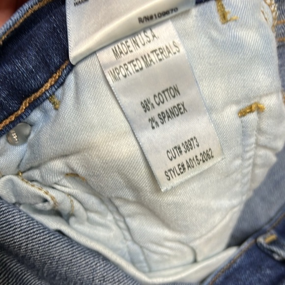 AGOLDE Isabel Slim Boyfriend Distressed Jeans Size 26 - Picture 10 of 10